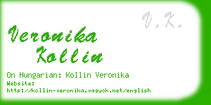 veronika kollin business card